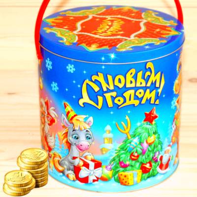 Недорогой детский новогодний подарок 1000 грамм в Электрогорске